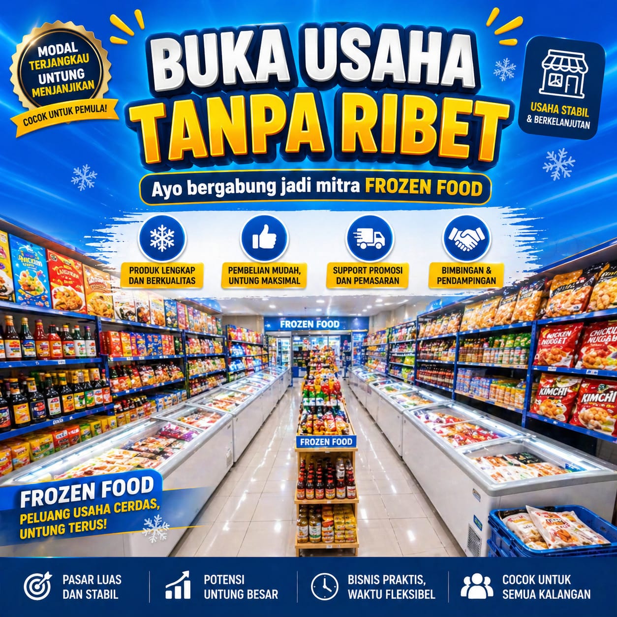 Supermarket Frozen Food Modern