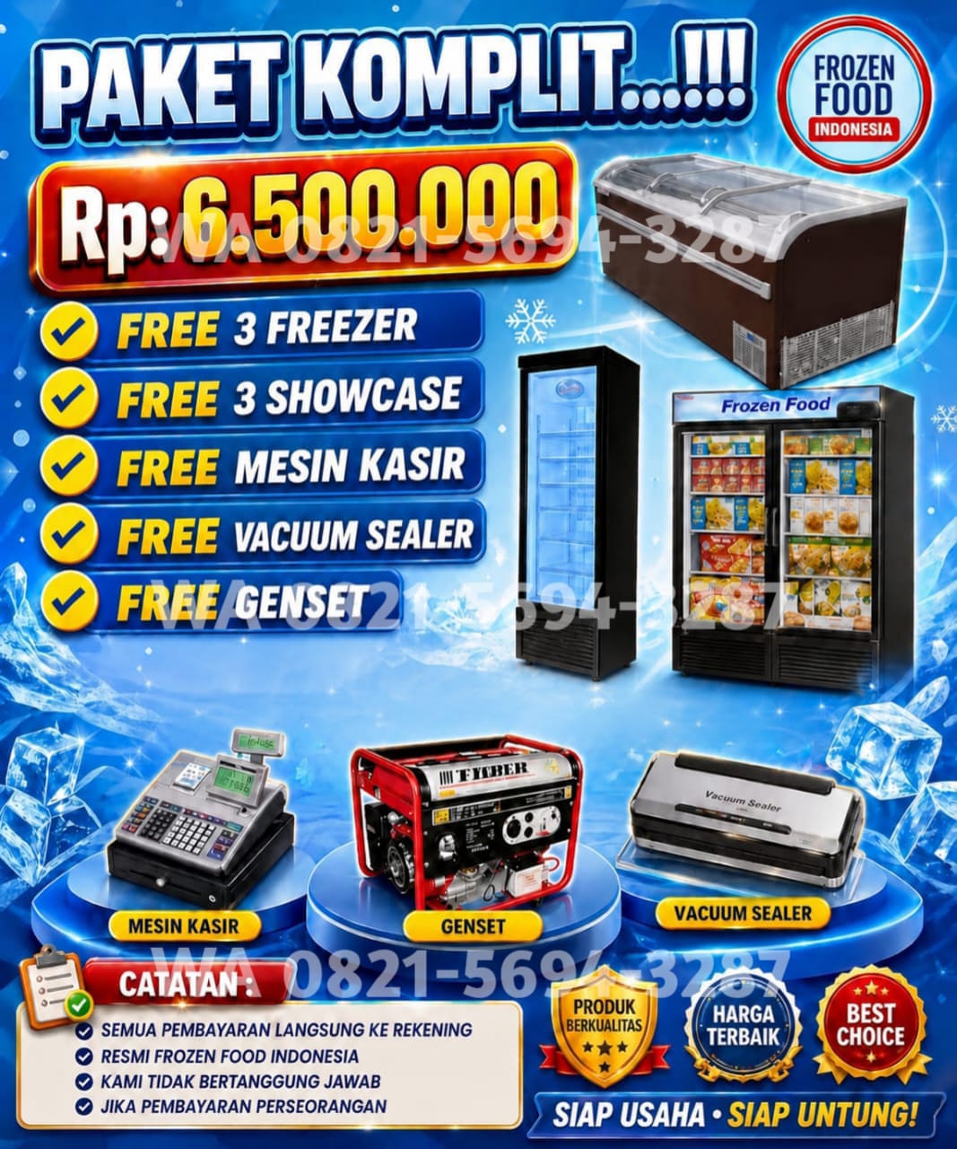 Paket Komplit Rp 6.500.000